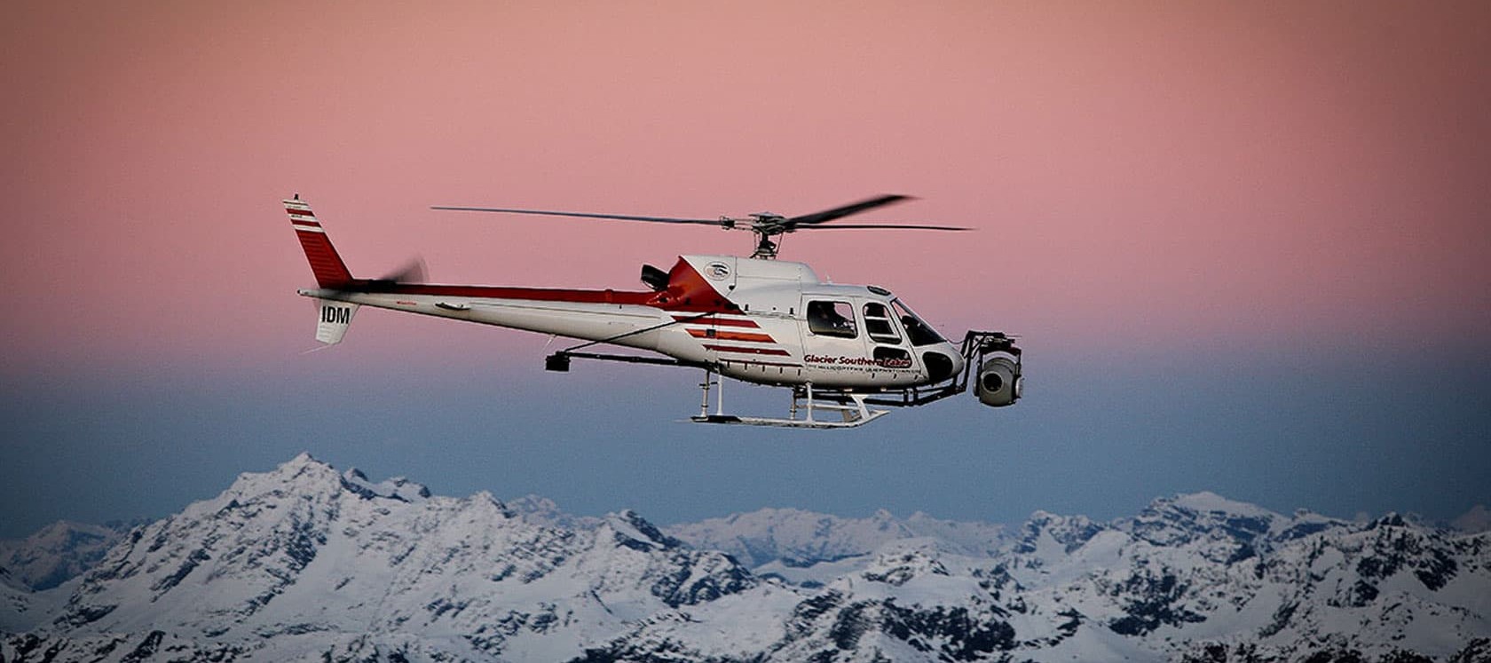 Aerial Filming » Glacier Southern Lakes Helicopters