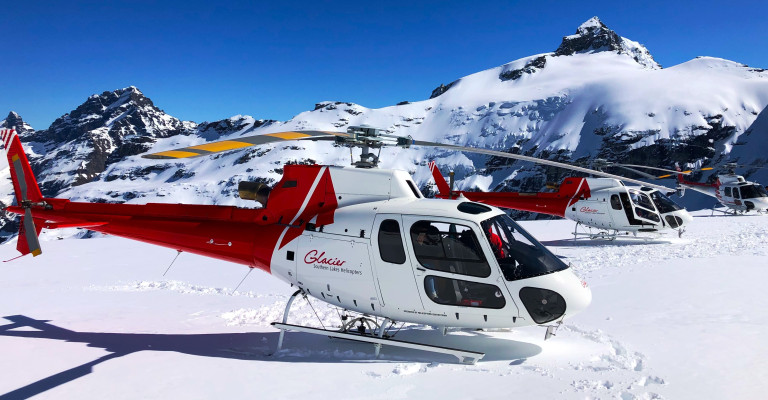 Middle Earth Scenic Helicopter Flights » Glacier Southern Lakes Helicopters